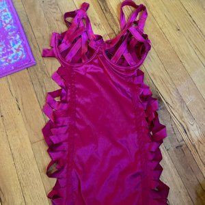 Sexy Red Asos lingerie slip